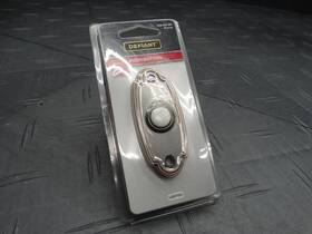 18000022 Defiant Wired Led Illuminated Doorbell Push Button Mediterranean Bronze