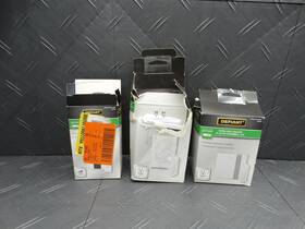 18000030 Defiant Wireless Battery Operated Doorbell Kit Push Button Lot Of 3