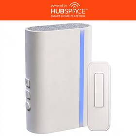 Defiant 313024060050 Wireless Wi-fi Smart Plug-in White Doorbell Kit With Push Button Powere