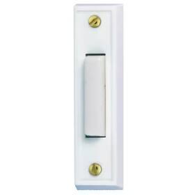 Defiant 726084873148 Wired Led Illuminated Doorbell Push Button White