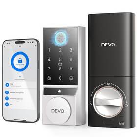 Devo 977520469478 G3 Fingerprint Smart Door Lock Keyless Entry App Control Sm
