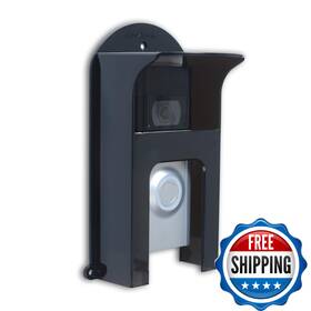 Dgyezhao B0c76yt5zn Black Plastic Waterproof Doorbell Rain Cover For Camera Sun Shade