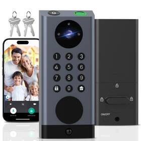Md121 Dhiedas Wifi Door Lock With Camera Deadbolt Smart Video Doorbell Keyless