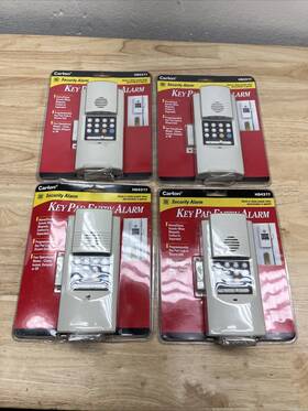 Dimango 034481175445 Lot Of 4 Wireless Door Window Alarm Sensor Security Programmable Keypad Entry