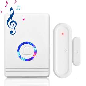 Ks-dm07-20r-v4 Div Security Door Chimes Window Burglar Alarm Magnetic Sensors And Plug-in Receiver