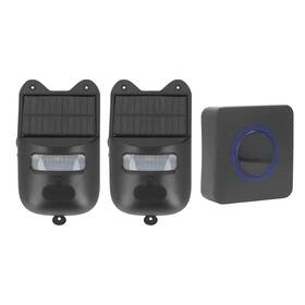 Diydegyma97dub8w-11 Diydeg Motion Sensor Door Chime 129db 12 Led Lights Outdoor Doorbell Kit Solar Mot