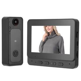 Diyeenivi0csnw6g5 Diyeeni Video Doorbell 4.3 Inch Display And 2 Way Intercom System Auto Recording With