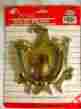 Dk-034 Pit Bull Solid Brass Eagle Door Knocker By Never Removed From Package