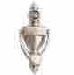 Dk180 Sure-loc Elegant Door Knocker With Peep Hole 180 Viewing Satin Nickel