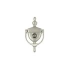 Dkv630 Solid Door 8 " Deltana Lens Viewer Brass Knocker 5-7 Glass