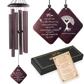 Doopeer-090501 Doopeer Sympathy Gifts For Loss Of Mom 32 Inch Memorial Wind Chimes Mother
