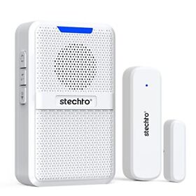 Door Chime Wireless 600ft Range 5 Adjustable Volume 1 Magnetic Open