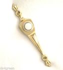 Rc836 Door Bell Brass Lighted Push Button Surface Mount Nutone Solid Broan Chime