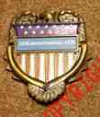 1776-1976 Door Usa Vintage Knocker Eagle Amoco Liberty Bell-flag Bi-centennial