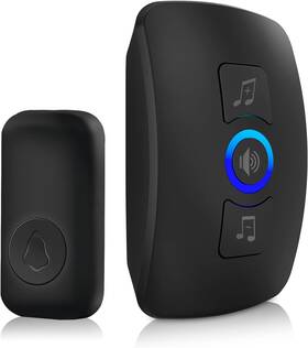 Ip55 Douevo 313026651638 Doorbell Chime Water Resistant 60 Melodies 5 Levels Of Volume Led Flash