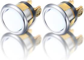 Dr-dreyoo-1045 Dreyoo 2 Pack Lighted Doorbell Button Replacement Easy To Install Wired