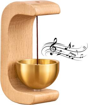 Dsonejagr 726084503618 Magnetic Wood Wind Chime Doorbell For Garden Restaurant Room