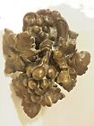 E-1109-1 Chc Brass Door Knocker Grapes Vineyard Cor Winery Wine Restaurant
