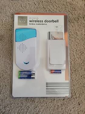 Easy Home 088500770643 28 Melody Wireless Doorbell - 180ft Range New Sealed