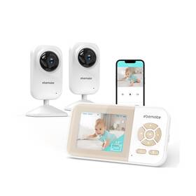 Ebe28-2 Ebemate Video Baby Monitor Camera With 2 2.8 Inch Lcd Screen Vid... Fast Ship