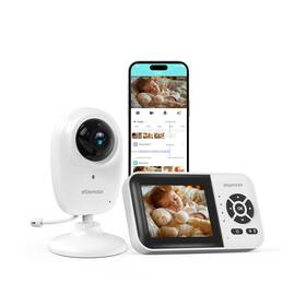 Ebs28 Ebemate Wifi Video Baby Monitor 2.8 Inch Display With 1080p Camera No G... Fast Ship