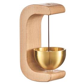 Edingm 749083827295 Magnetic Shopkeepers Bell For Door Chimes When Opens Apricot