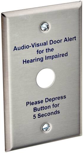 147-10 Edwards-signaling 782640221655 Push Button Mounting Plate