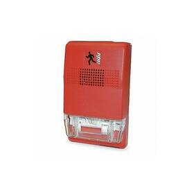 Eg1r-cvm Edwards-signaling Chime Strobe Hi-lo Mc Red