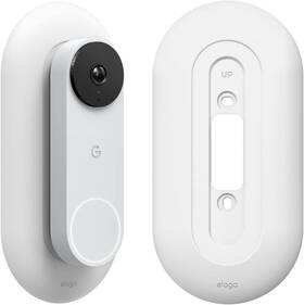 Elago 744110334449 Mount Compatible With Google Nest Hello Video Doorbell Wall Plate Wired