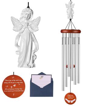 Elecxlink 705146184897 Memorial Gifts 42 Inch Wind Chimes For Outside Sympathy Bereavement Grief Rememb
