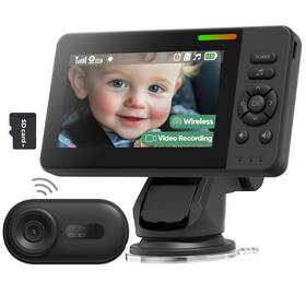 Abs-60 Elzeeo Wireless Baby Car Camera With 1080p Advanced Night Vision And 32h Batt