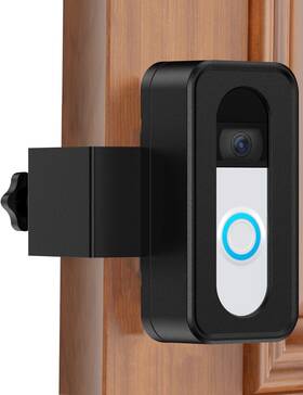 B0bj28m72h Enadvd Anti-theft Video Doorbell Mount No-drill Most Models Black