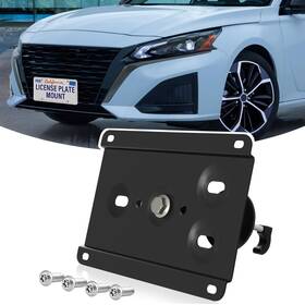 Ol-gsxb6750 Eongee Front License Plate Holder No-drill Bracket Mount Anti-theft Frame Fits For A