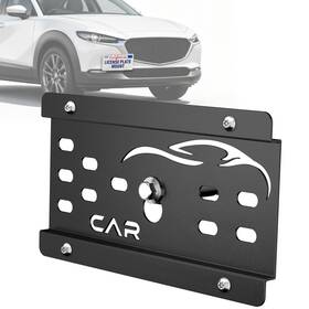 Jthy-xg601-7219 Eozvou No Drill License Plate Frame Compatible With Mazda Cx-5 2013-2025/cx-70 2025-
