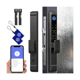 Yl-d208f Eseesmart Sliding Glass Door Lock Smart With Fingerprint C