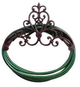 Tg121 Esschert Design Usa Cast Iron Wall Mount Hose Holder