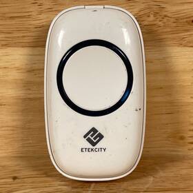 Fx-2cw Etekcity White Battery Powered 52 Chimes 1000ft Wireless Range Doorbell