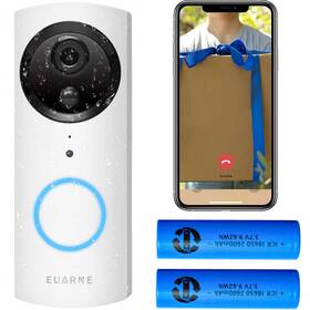 K-bell3sa Euarne Wifi Video Doorbell Camera Ip54 Waterproof Wireless Home Security
