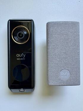 Ws24e8203111 Eufy S330 Security Wired 2k Video Doorbell And Chime 2 Cameras No Monthly Fee