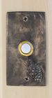 F-drbell-reccc-b Timber Bronze Llc Lodgepole Pine Cone Rectangular Doorbell Button