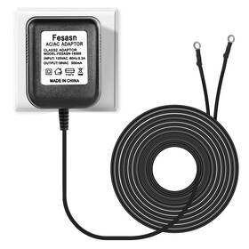 180500-l Fesasn 32.8 Foot Cable 18v Video Doorbell Power Transformer For Ring Or R Inch