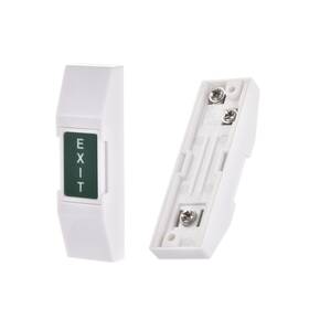 Fipux 680520473548 4pcs Button Release Switch Door Access Control System 76mmx23mm 12v 3a White Diy