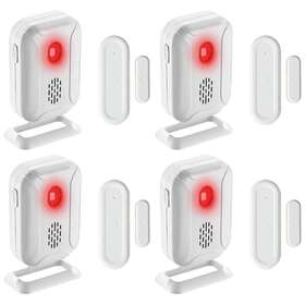 Ks-sf20dm Firstsellers2u 4set Wireless Window Door Split Magnetic Sensor Shop Hotel Security Alarm System