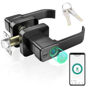 Hs0398k-bdfba Fitnate Fingerprint Door Lock With App Control Keyless Entry