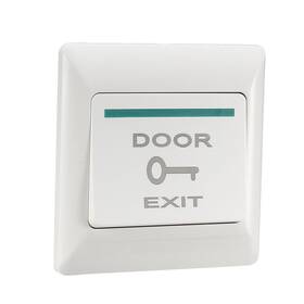 Fixinairp 784958203705 Push To Exit Button Release No/com Switch Door Panel 86mmx86mm White
