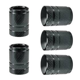 Fkewp-8092ct Fkewp 5 Pcs Tire Valve Stem Caps Corrosion Resistant Aluminum Alloy Auto Valv