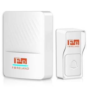 Ip65 Fld Foreland 792105271491 Wireless Doorbell For Home Self-powered Door Bell Chime Water