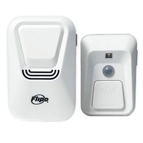 Flipo Wireless Doorbell With Motion-sensing Led Light And Selectable Tones
