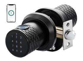 Folohaos 780669096261 Fingerprint Smart Door Knob Keyless Entry Lock 4 Unlocking Fingerpr Inch