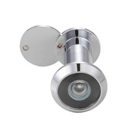 Dv14200chrome Forliggio Peephole Front Door Viewer With Privacy Cover One-way 220 Degrees In Chrome